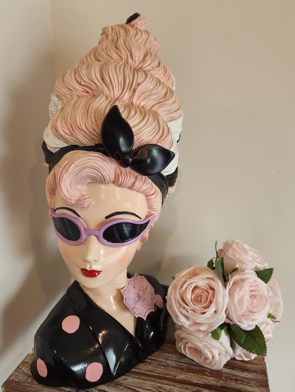 Bella Luxe Bride OF Frankenstein Retro Style With Sunglasses HTF